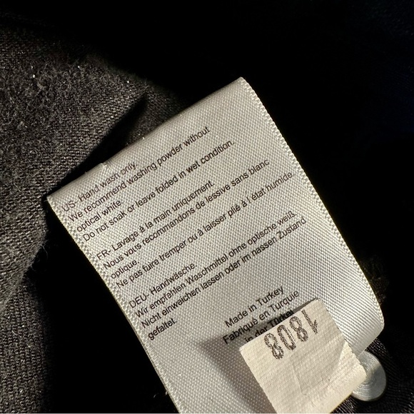 Anine Bing Black Distressed Knee Raw Hem High-Rise Skinny Jeans Size 24 - Picture 16 of 16